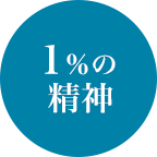 1%の精神